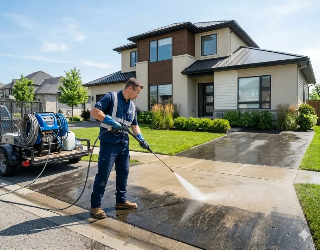pressure washing